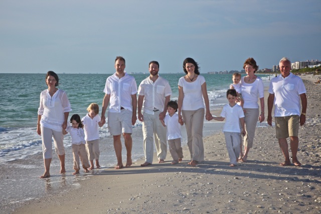 The Kearney clan at the beach The Kearney clan at the beach